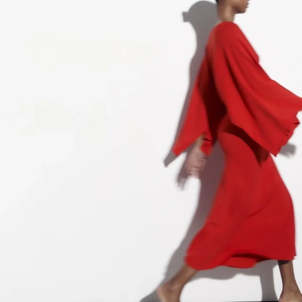 Zara Cape Sleeve Knit Dress - Picture 7 of 11